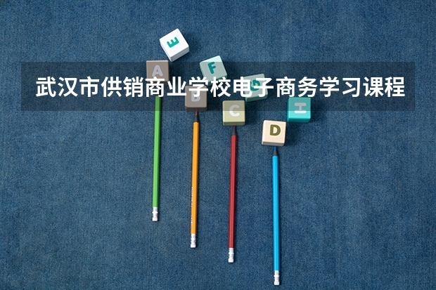 武汉市供销商业学校电子商务学习课程以及专业能力有哪些