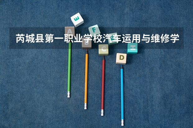 芮城县第一职业学校汽车运用与维修学习课程以及专业能力有哪些