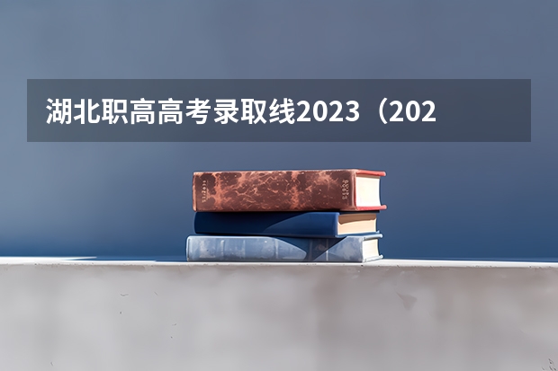 湖北职高高考录取线2023（2023单招十大类分数线）