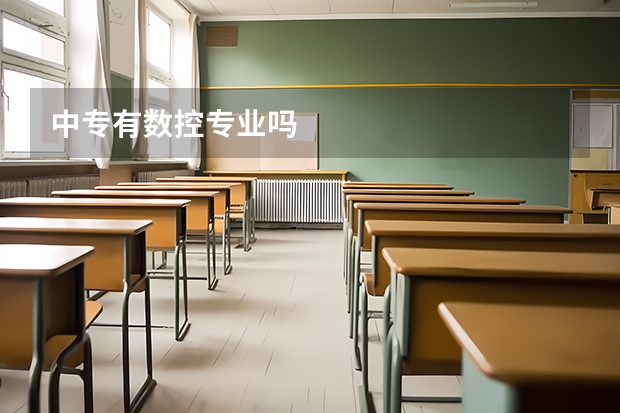 中专有数控专业吗