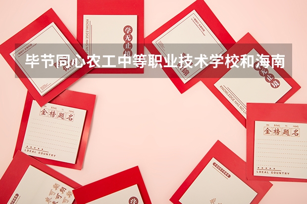 毕节同心农工中等职业技术学校和海南省财税学校 综合对比哪个好