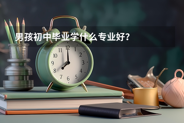 男孩初中毕业学什么专业好？