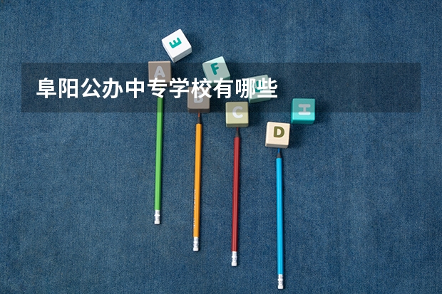 阜阳公办中专学校有哪些