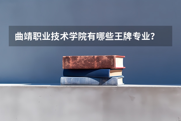 曲靖职业技术学院有哪些王牌专业？