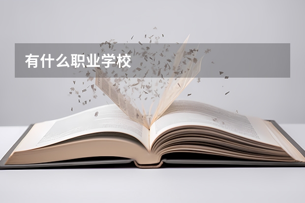 有什么职业学校
