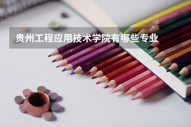 贵州工程应用技术学院有哪些专业
