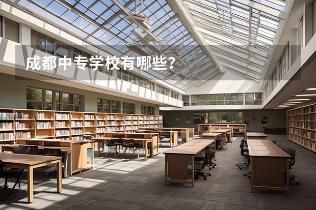成都中专学校有哪些?