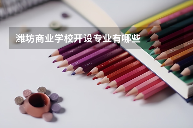 潍坊商业学校开设专业有哪些