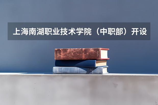 上海南湖职业技术学院（中职部）开设专业有哪些