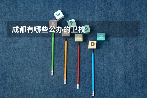 成都有哪些公办的卫校