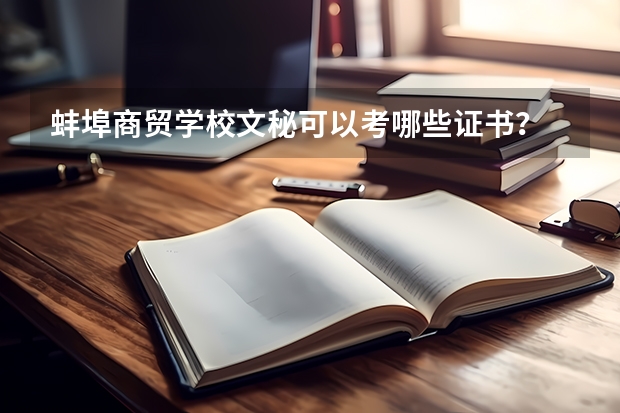 蚌埠商贸学校文秘可以考哪些证书？
