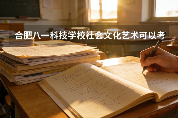 合肥八一科技学校社会文化艺术可以考哪些证书？