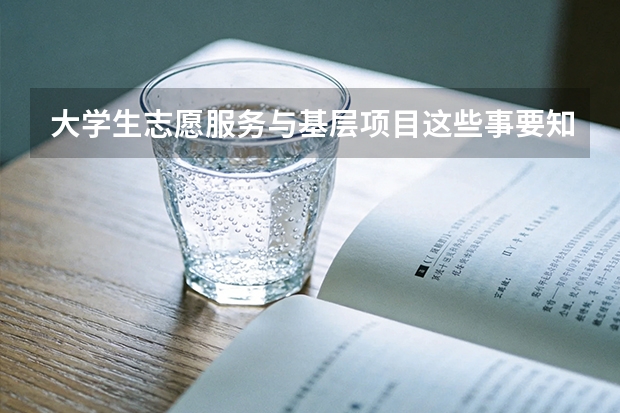 大学生志愿服务与基层项目这些事要知道 2027届版
