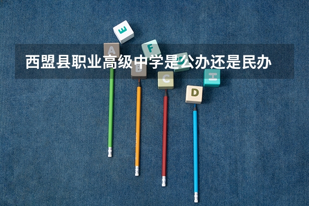 西盟县职业高级中学是公办还是民办 西盟县职业高级中学好不好