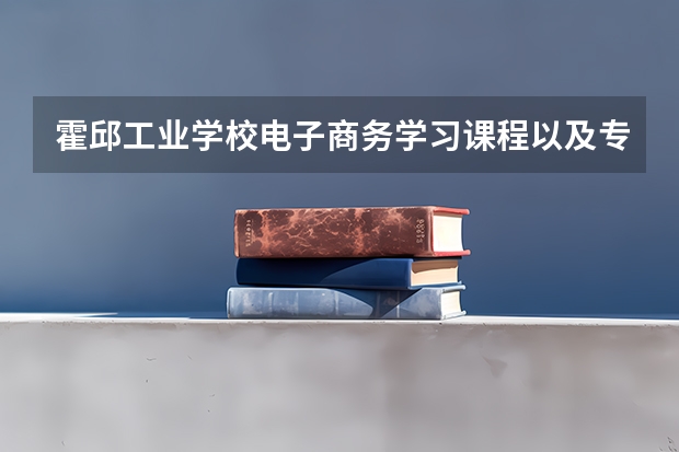 霍邱工业学校电子商务学习课程以及专业能力有哪些