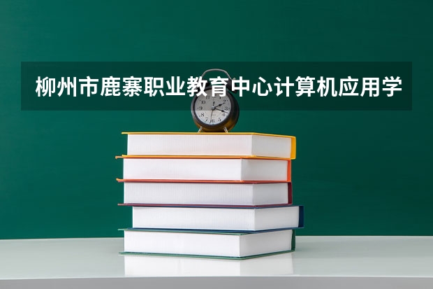 柳州市鹿寨职业教育中心计算机应用学习课程以及专业能力有哪些